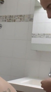 Blonde slut gets hard fucked in 3some