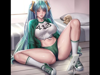 X Hentai: 与性玩具单人表演 - 成人动漫 cg32