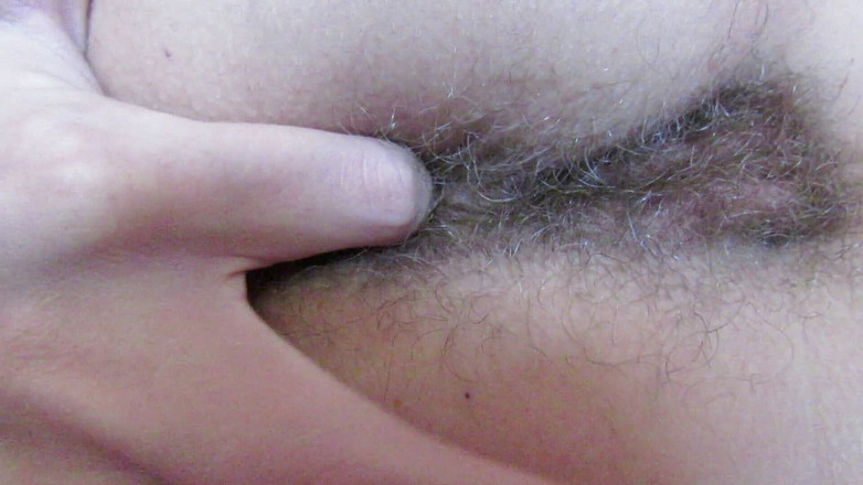 Cuteblonde666: Close up hairy asshole teasing and fingering