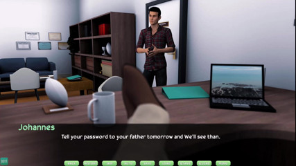 Johannes Gaming: Salacious Desire #1 - Johannes Started a New Job... Nadia Sen...hannes Some...
