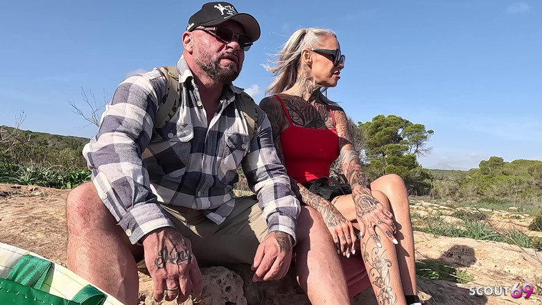 Scout69: Nymphomaniac Fit German Mature Sophie Logan with Many Tattoos Pick...