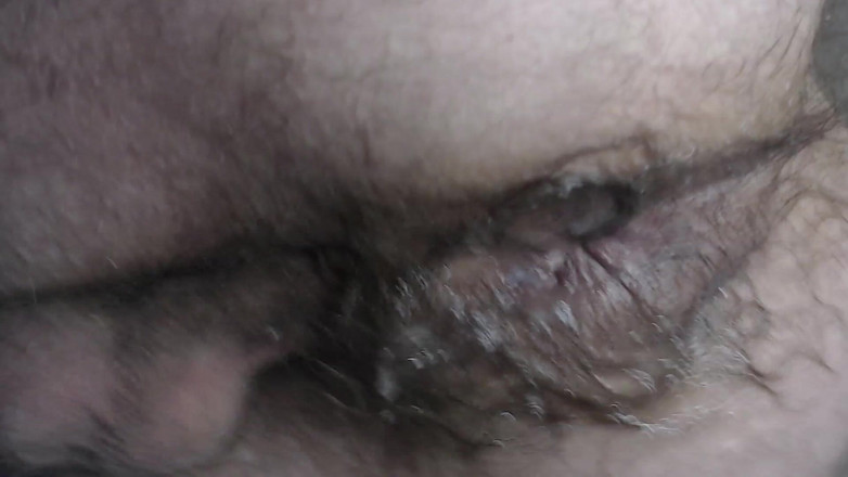 Hunky time: Juicy and Drooling Hairy Ass of a Boss
