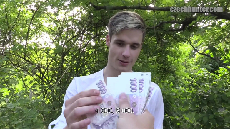 Czech Hunter: Czech Hunter - Eyes Watering and Mounth Around the Cock POV
