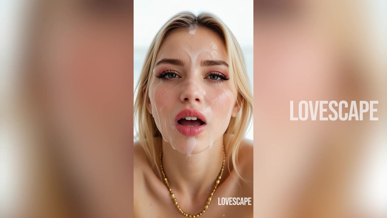 Lovescape: Solo Tease se promění v dvojité kouření: blonďatá dívka kouří...