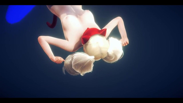 HentaiTubes: Persona 5 Hentai - Ann Takamari futută de două ori și labă cu...