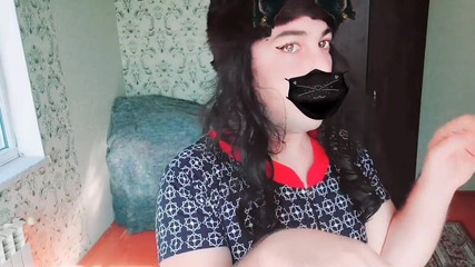 Kitty_Cross: Самостоятельное шлепанье задницы горячей блондинки-домохозяйки Ladyboy Kitty кроссдрессер сисси-шмеля, косплеер-инфлюэнгер