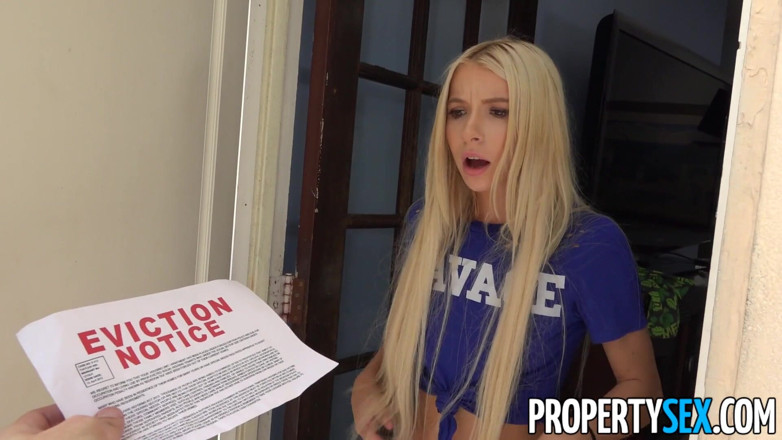 Property sex: Propertysex Petite Blonde Babe Kenzie Having Sex with Landlord