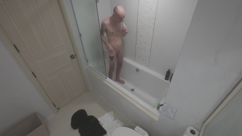 Big dick dadddy: Secret Shower Cam Caught Me Touching Myself