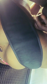 Hanging From a Sex Swing Banged Hard Till I Squirt on His BBC