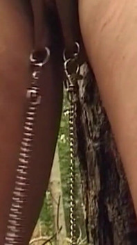 Busty Mature Brunette Teased Deep in Forest