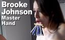 Picticon bondage and fetish: Brooke Johnson &amp;amp; Mestre com língua presa no clímax