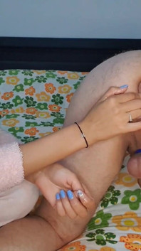 Teen Wife Gave Me a Prostate Massage Using a Glass Dildo & a Handjob but Left Me with Ruined Orgasm