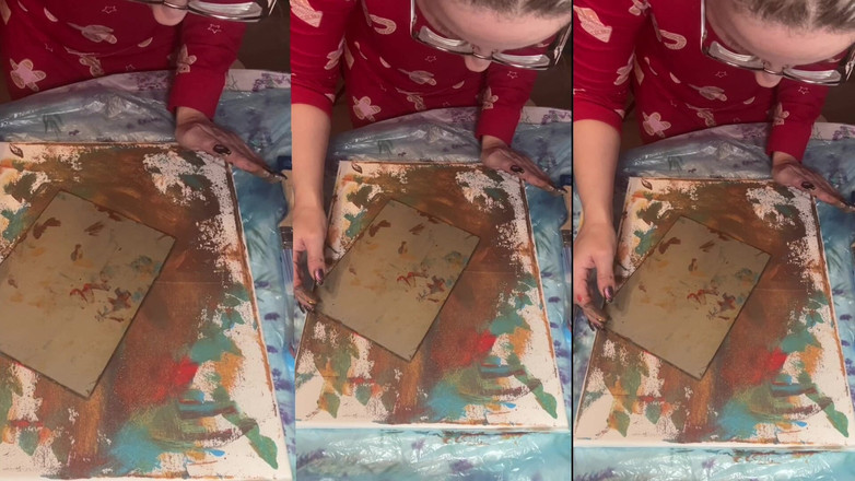 FinDom Goaldigger: 큰 안경을 품은 Asmr 아크릴 아트 블룸에서 안개 1부