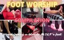 Worshipped by Alex: Foot worship compilation - Worshipping a blonde wife&amp;#039;s feet