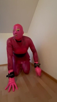 Pink Rubberdoll Sissy Slavegirl Fullrubber Three Latex Layers