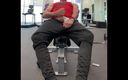 JockDad87: Jockdad87 Hotel Gym Jerk and Cum Part 2