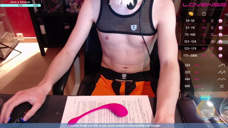 Snauwflake: Snauwflake is having fun on chaturbate - Part 1