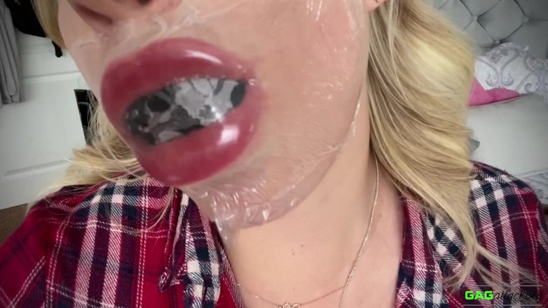 Gag Attack: Penny Lee - Multiple self gags