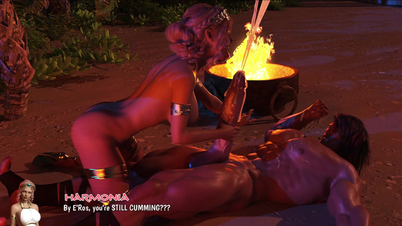 Anime_Sex_00: Конан стверджує, що тіло Гармонії в Палаці - намацує її гігантські цицьки, а потім безжально обидві дірки