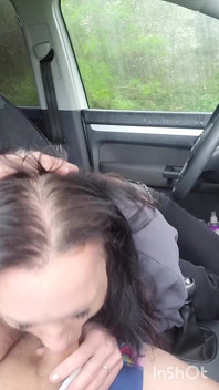 Public Agent: Stranded Biker Pick-up- Helped Him Warm up with Blowjob, Car Sex and Squirting Orga