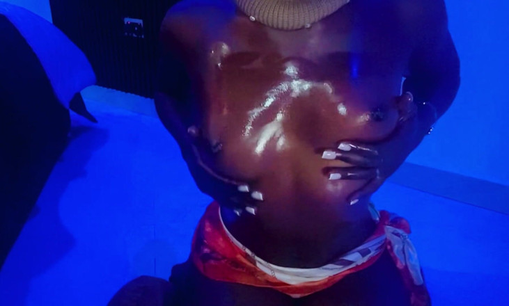 DivaHouz: Hot Slim Thick African Ebony Goddess POV Oily Small Tits...