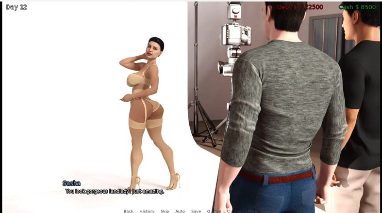 XXX Games Bunk: Sinful Success - Gameplay - Roleplay - Taboo - Mike Studio - 1ª Sessão com Lingerie