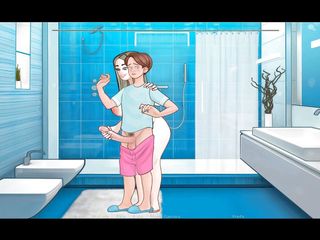 Hentai World: Sexnote accidentally went to a friend shower