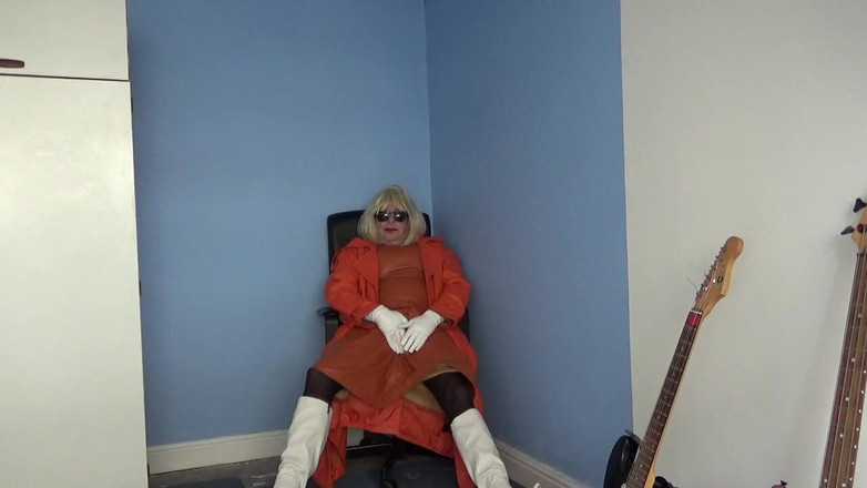 Leather Kirsten: Oranžová kůže