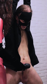 Super-sinea Prevails and Takes Payback on Roman the Villain by Ruining His Orgasm!