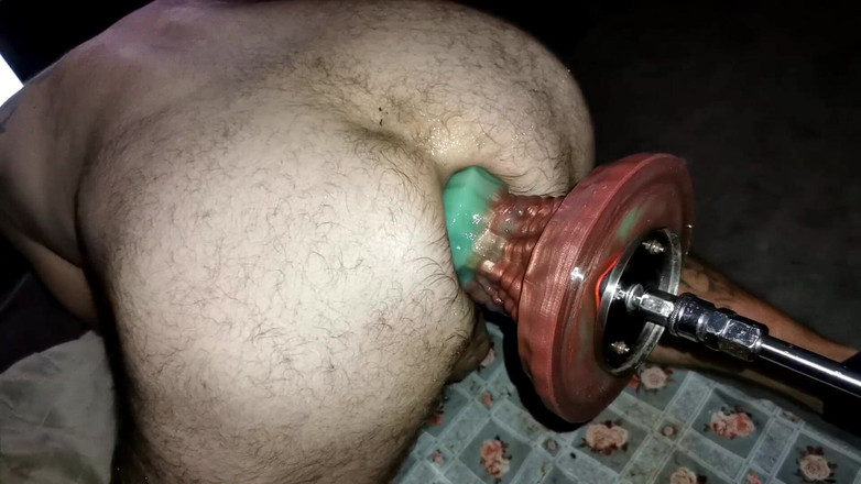 Fuck machine massaker: Dildo baru Mandrake XL mesin kongkek dubur