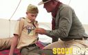 Carnal Plus: Scoutboys - twink scoutd raw scoutmaster dillon stone tarafından yetiştiriliyor