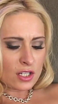 Double penetration for a nasty blonde MILF who loves getting fucked by two hard cocks