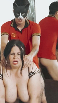 BBW Wife Shared, Husband Films Her, Only Fans in Slow Motion
