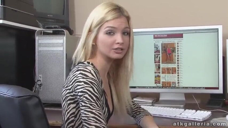 ATKIngdom Fans: Small blonde masturbating