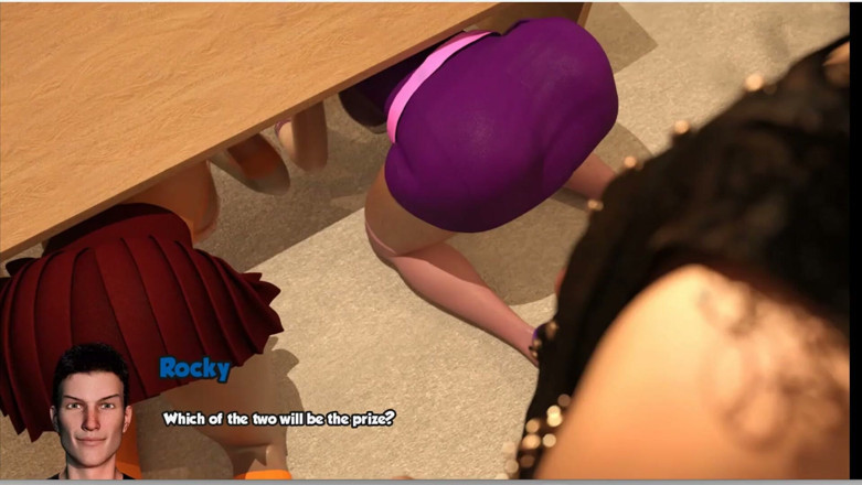 XXX Games Bunk: Area 69 - Gameplay - Roleplay - Cosplay - Stepmom and Stepdaughter Threesome