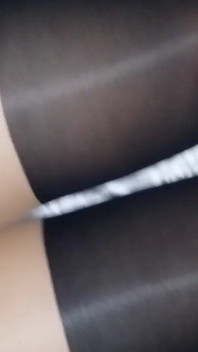 Young Girl in Pantyhose Plays with Her Husband in Bed