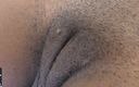 Bambulax: BIg white dick doing ebony tight teen pussy and creampie