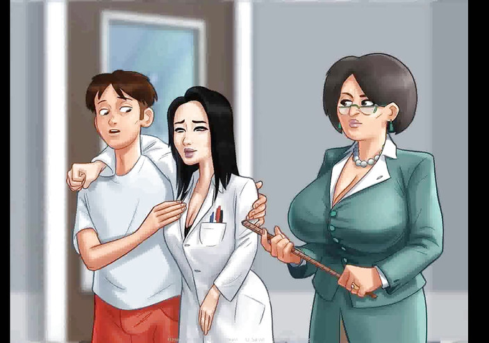 Dirty GamesXxX: Saga latem: profesor MILF chodzi po college'u z dildem w...