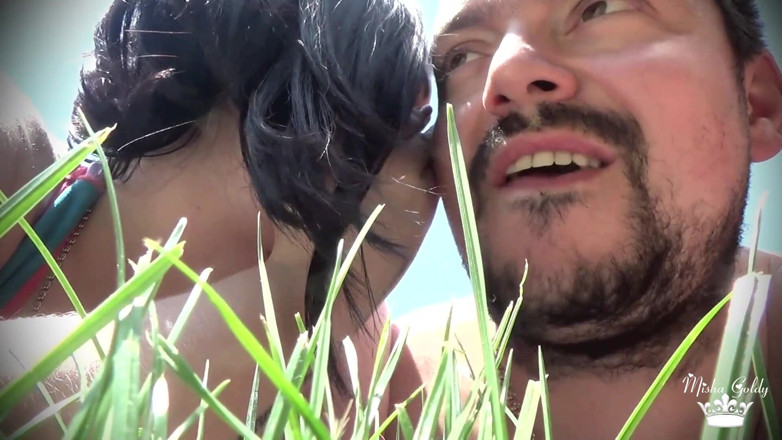 Goddess Misha Goldy: Giants catching you outdoors , making fun of your weak body...