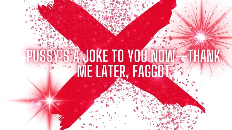 Goddess Misha Goldy: Pussy’s a Joke to You Now -thank Me Later, Fag