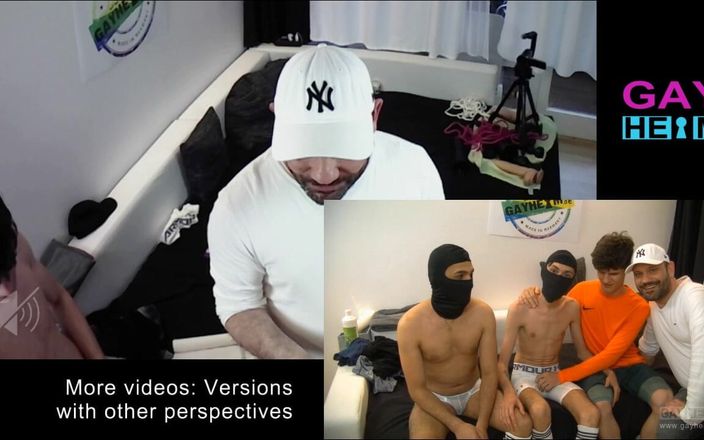 GAYheim: Doble penetración con twink alemán