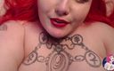 Yukionna: Redhead Chubby Babe with Big Tits Playing with Them