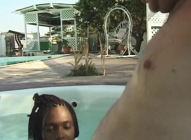 Alfacontent: Young nubian beauties queening dude and riding his dick
