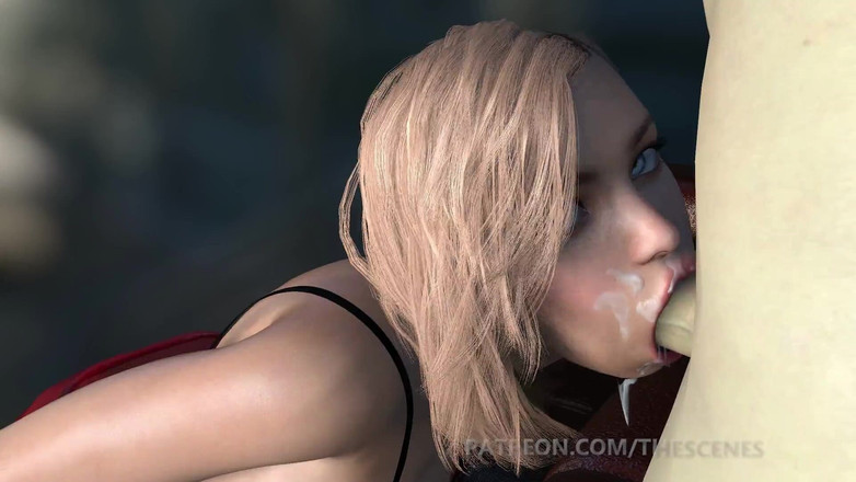 The Scenes: Prsatá blondýnka Extrémní kouření