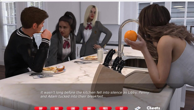 XXX Games Bunk: Voisine coquine - gameplay - jeu de rôle - la propriétaire s’exhibe dans...