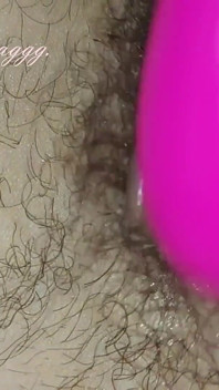 Wet Hairy Pussy Masturbating with Vibrator Close up Amateur Russian Model MILF Ginnagg