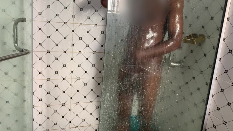 Dickass3x: Mój slime Fit murzynka facet dostał jego bussy rozbity z łazienki...