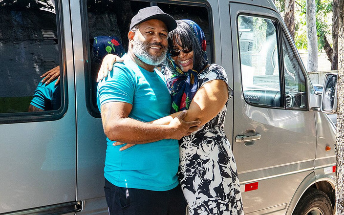 MaturePickup: Bbw ebony zralá vyzvednuta pro hluboký anál