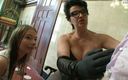 German BDSM MMV: Two cute slave girls- German piss slaves