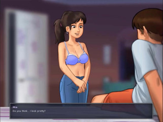 Cartoon Play: Summertime saga part 184 - cute tattoo teen